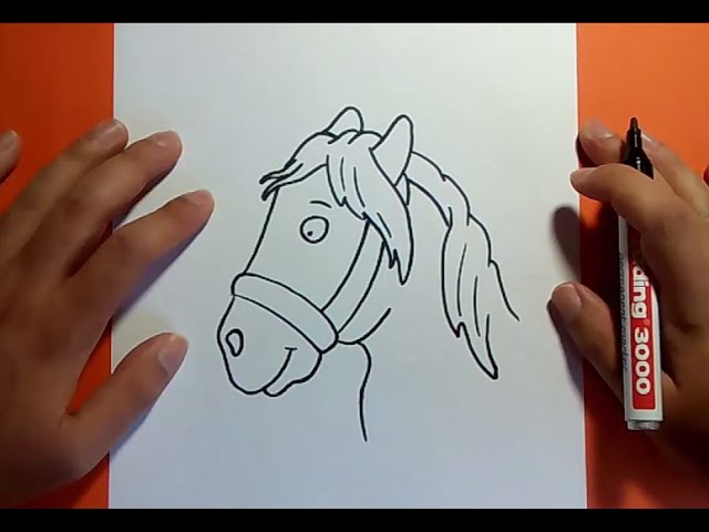 Como dibujar un caballo paso a paso 4 | How to draw a horse 4 - thptnganamst.edu.vn