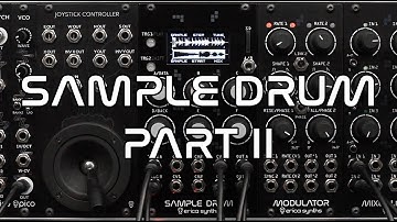 Erica Synths Sample Drum demo (part 2)