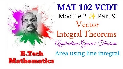Area using Line Integral | Green