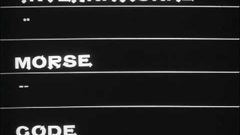 International Morse Code, Hand Sending