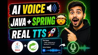 Spring AI Text-to-Speech (TTS) API 🔊 | Convert Text to Voice in Java 🚀
