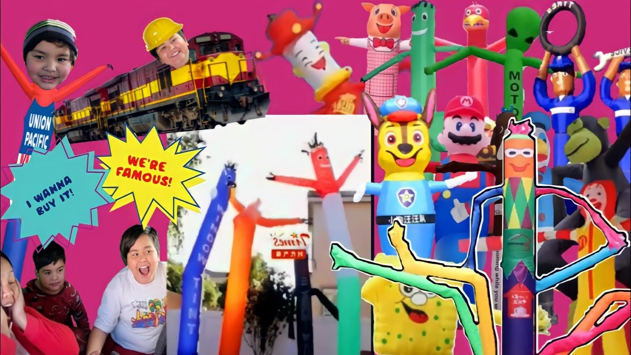 We're Famous In China! China's Air Dancers Inflatable Tubeman Reaction Video 2022!