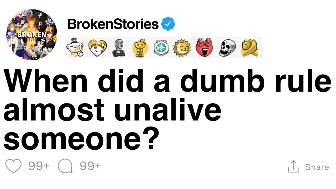 [FULL STORY] When did a dumb rule almost unalive someone?