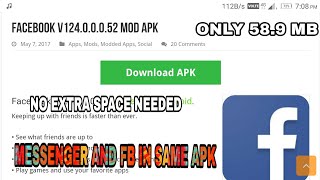 How to message in Facebook official app. Install Messenger and FB in same apk. screenshot 5