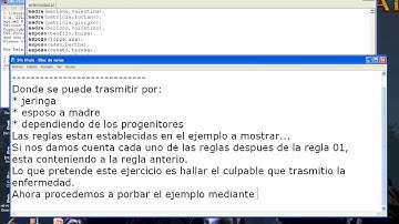 Ejemplo de Enfermedad en prolog