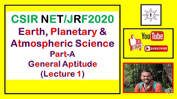 CSIR NET Earth Science 🌍🌍🌍🌍 | Visionary Classes | 2020 Paper Analysis | Section A | Lecture 1 #CSIR