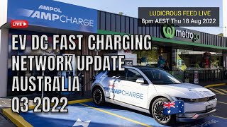 Electric Vehicle DC Fast Charging Network Update Australia Q3 2022