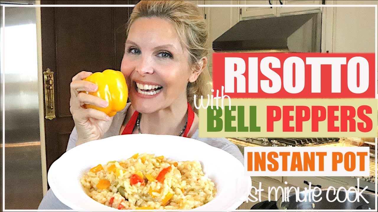 Risotto with bell peppers | EASY Italian recipe and full of flavor ...
