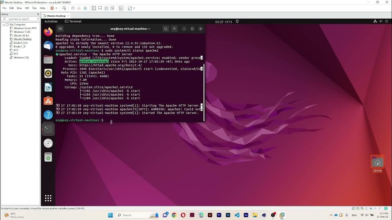 How to install web server in ubuntu desktop youtube
