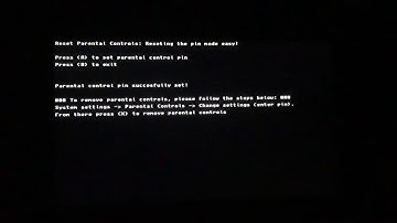 Reset Parental Controls NX - example