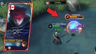 GAMEPLAY JULIAN MIDLANER 2024! | JULIAN BEST BUILD MIDLANER TOP 1 GLOBAL - MLBB