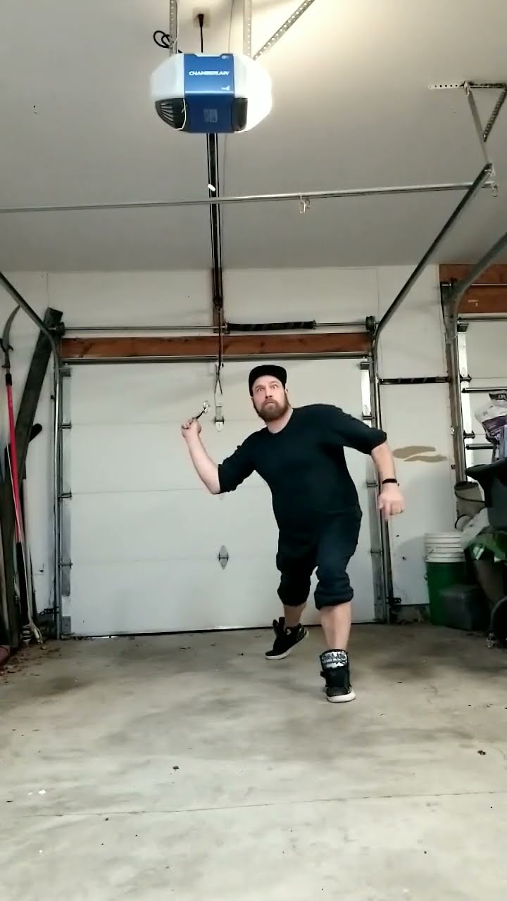 Pill Split By Thrown Scissors || ViralHog