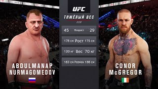 АБДУЛМАНАП НУРМАГОМЕДОВ vs КОНОР МАКГРЕГОР в UFC