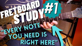 Guitar Fretboard Study #1: Diatonic Triads