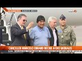 Llegada de Evo Morales a México