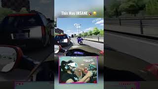 Duo Motorcycle Cut Up in Traffic!