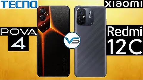 Xiaomi Redmi 12C VS Tecno Pova 4 | Tecno Pova 4 VS Xiaomi Redmi 12C