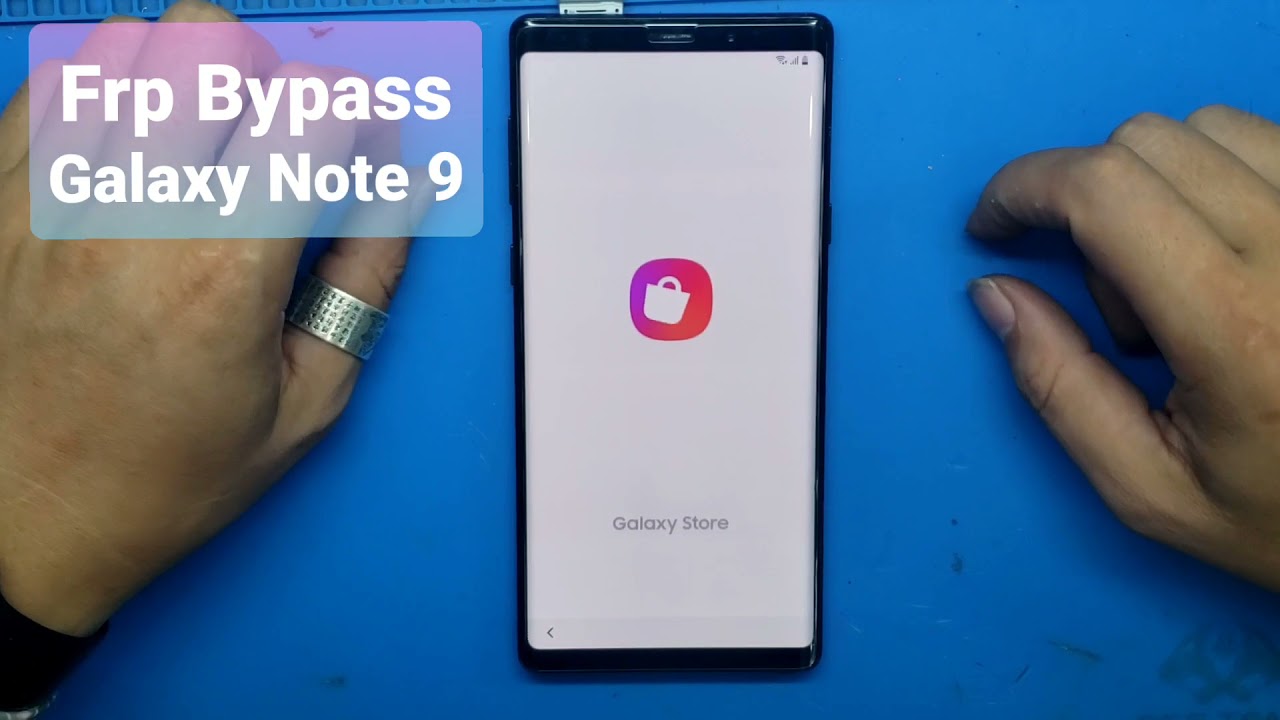 Frp Bypass Samsung Note 9 (SM-N960F) U8/ Unlock google account Frp Note