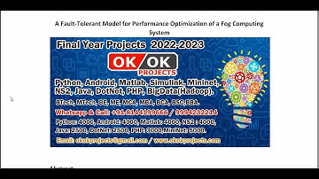 A Fault Tolerant Model for Performance Optimization of a Fog Computing System