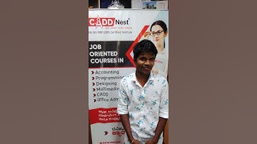 RAJAJINAGAR BRANCH STUDENT TESTIMONIAL CADD Nest | 3ds max & Revit  training institute bangalore