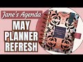 May Planner Refresh | What Works and Doesn't Work! Jane's Agenda Junior/Half Letter Discbound
