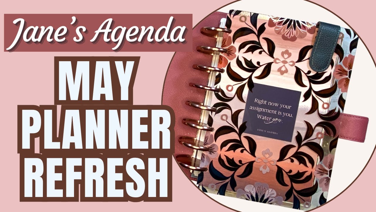 May Planner Refresh | What Works and Doesn't Work! Jane's Agenda Junior/Half Letter Discbound
