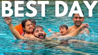 Onkar & Gagan Di Ne Ki SWIMMING RACE 😳