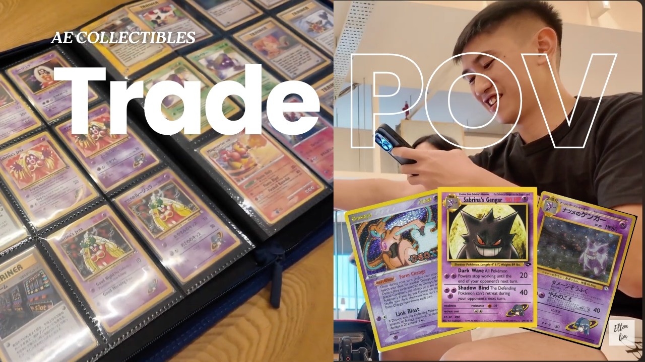 We met a banned art collector looking to trade for my Sabrina’s Gengar! TRADE POV