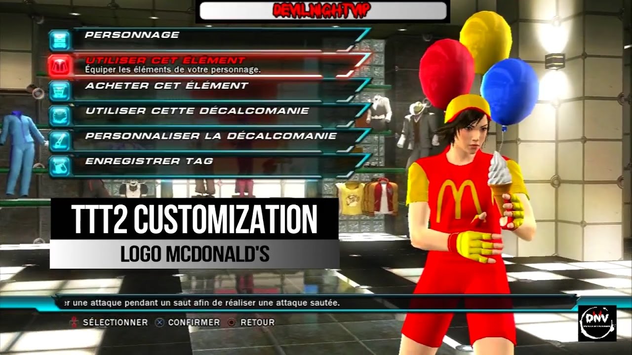 Ttt2 Customization TTT2 Customization : LOGO MCDONALD'S (Asuka) - YouTube