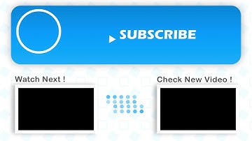 Top 5 YouTube End-Screen Templates (Outro Templates) | No Copyright | Easy to Use (2021)