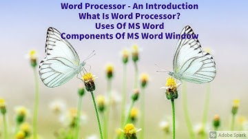 Word Processor - An Introduction Part 1