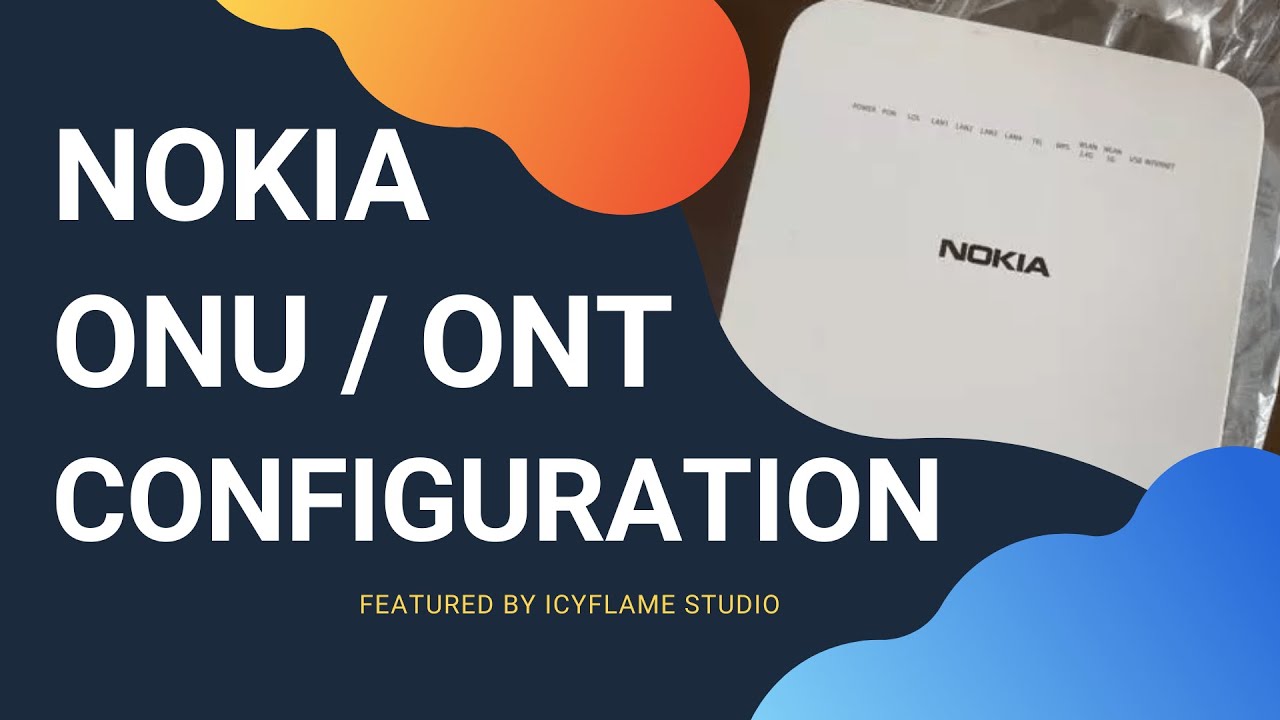 เราเตอร์ fiber  2022 New  Nokia Fiber Router Setup | Onu Configurations | Full Settings ONT | GPON | G-140W