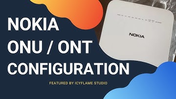 Nokia Fiber Router Setup | Onu Configurations | Full Settings ONT | GPON | G-140W