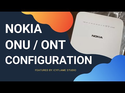 Nokia Fiber Router Setup | Onu Configurations | Full Settings ONT | GPON | G-140W
