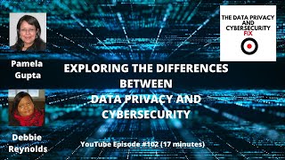 Pamela Gupta and Debbie Reynolds Exploring the differences between CyberSecurity and Data Privacy