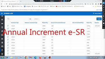 ANNUAL INCREMENT E SR PART -1 KALANJIYAM