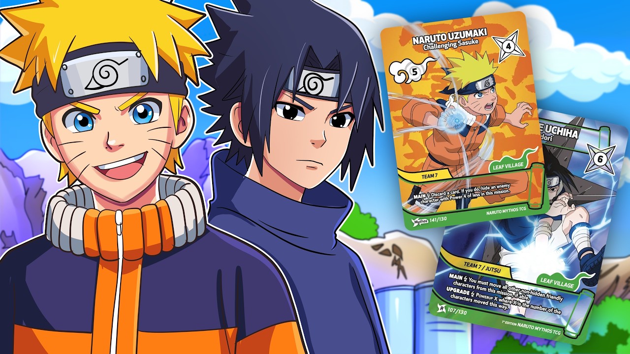 TEAM 7 Naruto and Sasuke Deck Tech! 🥷 | Naruto Mythos TCG - YouTube