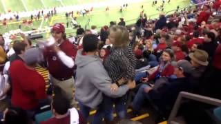 Jumping Bama Fan set to Skrillex