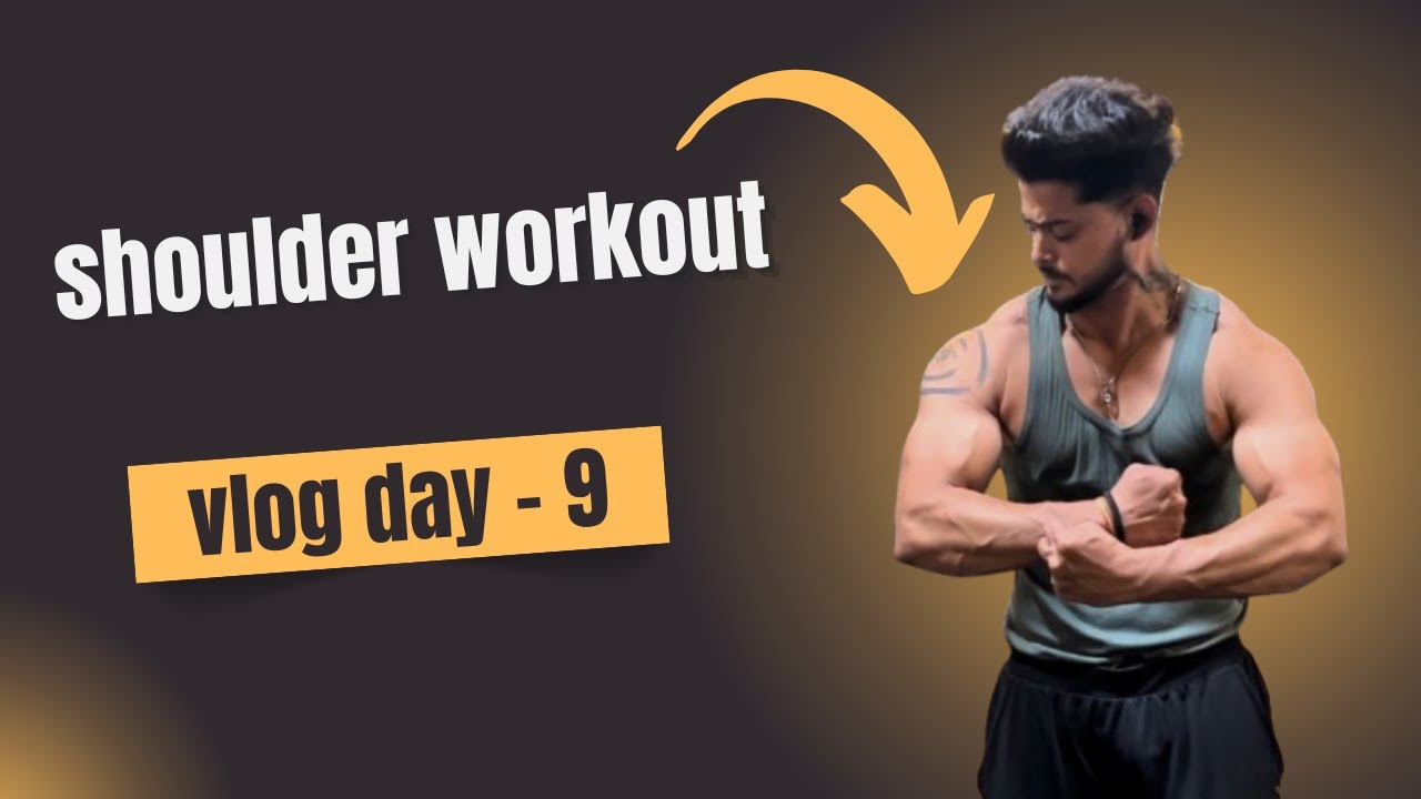 Shoulder workout / day-9 (30 day daily vlog challenge) - YouTube