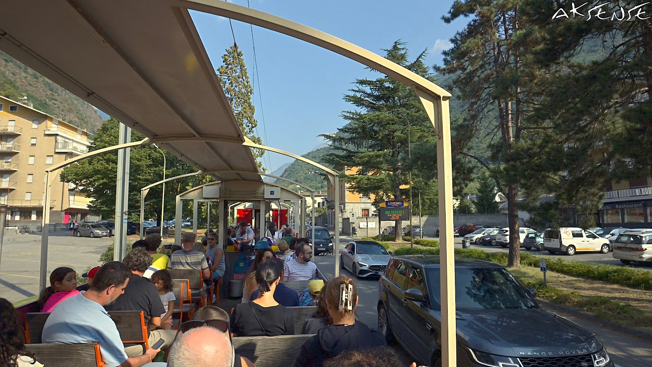 The Bernina Express Line with Open-air carriages, Switzerland - Immersive Journey Part 1 4K 60p HDR