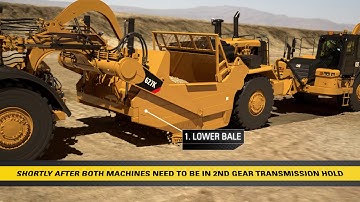 Cat Wheel Tractor-Scrapers Push Pull Application