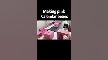 Calendar gift boxes production line#giftbox #calendarbox#customgiftbox