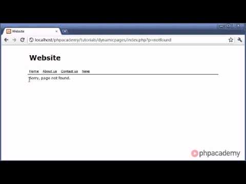 PHP Tutorials  Dynamic Pages Part1