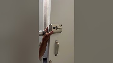 Step by step door lock installation