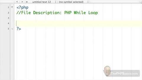 Tutorial 15 - while loop in php
