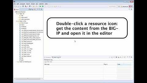 F5 Editor Eclipse Plugin v2 - Common Tasks