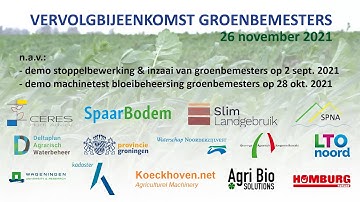 Spaarbodem - Vervolgbijeenkomst Groenbemesters 26 nov 2021