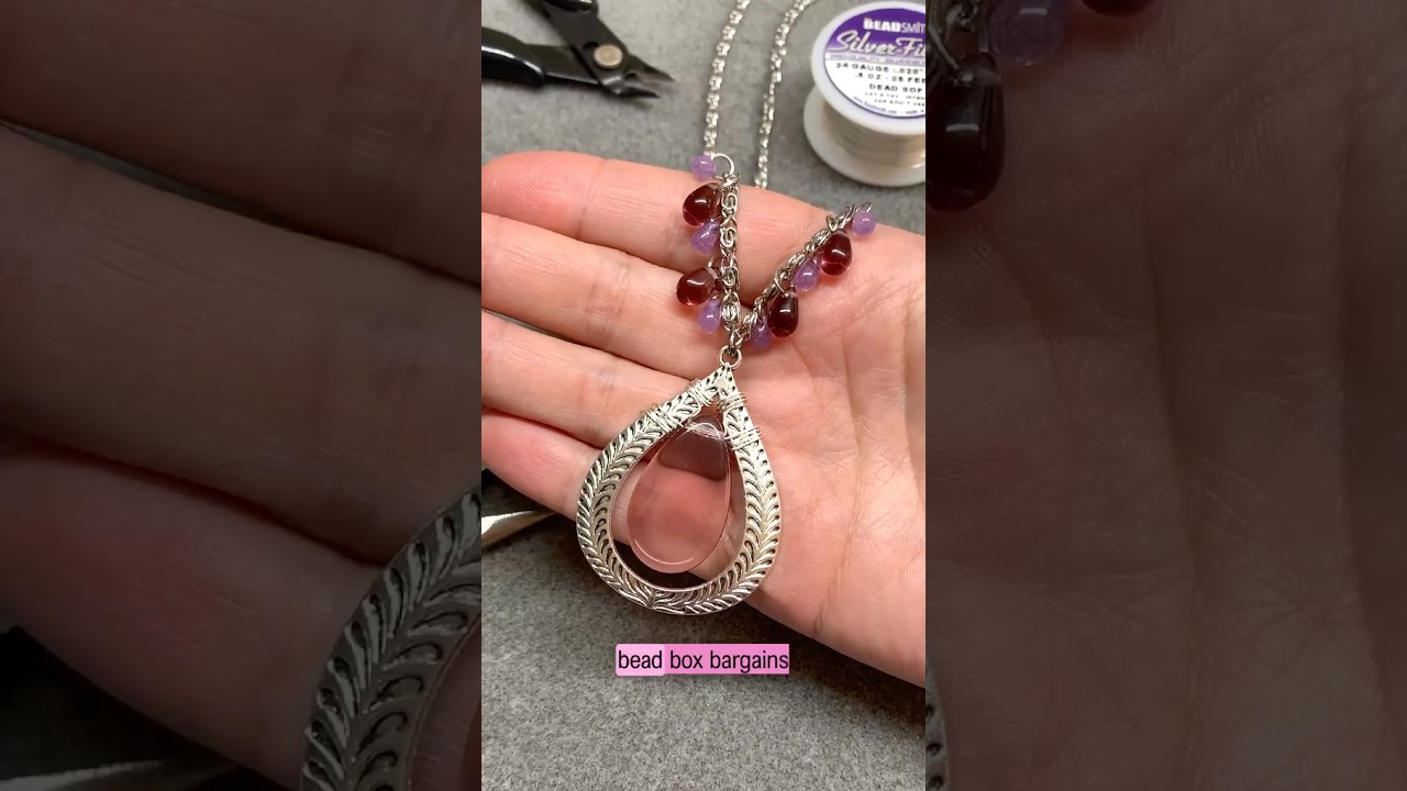 Easy Wire-Wrapped Bead Box Bargains Pendant Idea! 💡