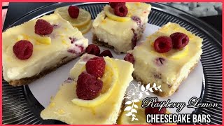 Raspberry Lemon Cheesecake Bars Recipe - Easter Dessert Ideas Profile