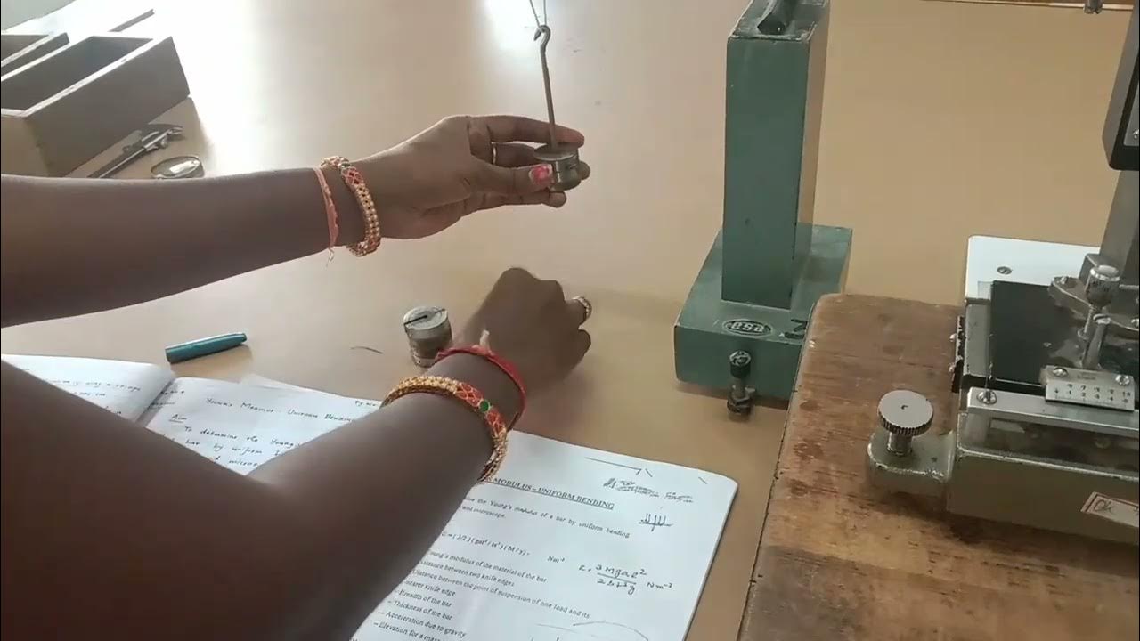 Young'smodulusuniformbending experimenttamilpinmicroscope